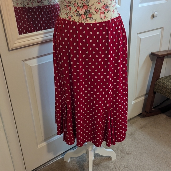 Vintage Perseption Concept polka dot skirt size XL - Picture 10 of 10